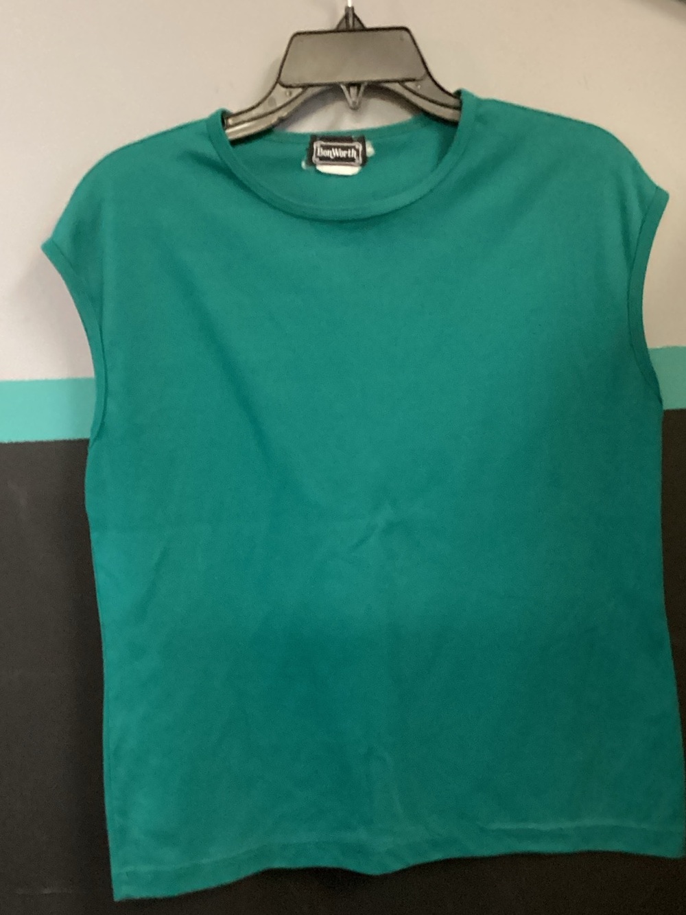 BonWorth Teal Sleeveless Crewneck Tank